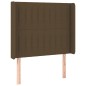 vidaXL Boxspringbett mit Matratze & LED Dunkelbraun 80x200 cm Stoff vidaXL Boxspringbett mit Matratze & LED Dunkelbraun 80x200 cm Stoff