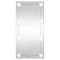 vidaXL Wandspiegel mit LED-Leuchten 30x60 cm Glas Rechteckig vidaXL Wandspiegel mit LED-Leuchten 30x60 cm Glas Rechteckig