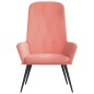 vidaXL Relaxsessel Rosa Samt vidaXL Relaxsessel Rosa Samt