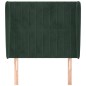 vidaXL Kopfteil mit Ohren Dunkelgrün 93x23x118/128 cm Samt vidaXL Kopfteil mit Ohren Dunkelgrün 93x23x118/128 cm Samt