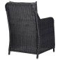 9-tlg. Garten-Essgruppe Poly Rattan Schwarz 9-tlg. Garten-Essgruppe Poly Rattan Schwarz