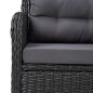 9-tlg. Garten-Essgruppe Poly Rattan Schwarz 9-tlg. Garten-Essgruppe Poly Rattan Schwarz