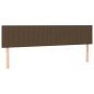 vidaXL Boxspringbett mit Matratze Dunkelbraun 160x200 cm Stoff vidaXL Boxspringbett mit Matratze Dunkelbraun 160x200 cm Stoff