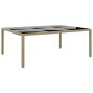 11-tlg. Garten-Essgruppe Poly Rattan Beige 11-tlg. Garten-Essgruppe Poly Rattan Beige