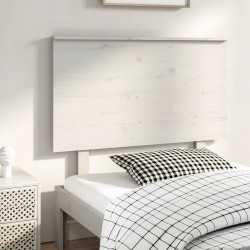 vidaXL Kopfteil Weiß 104x6x82,5 cm cm Massivholz Kiefer