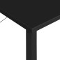 vidaXL Computertisch Schwarz 80x40x72 cm MDF und Metall vidaXL Computertisch Schwarz 80x40x72 cm MDF und Metall