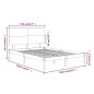 vidaXL Massivholzbett 135x190 cm vidaXL Massivholzbett 135x190 cm