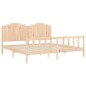 vidaXL Massivholzbett mit Kopfteil 200x200 cm vidaXL Massivholzbett mit Kopfteil 200x200 cm