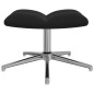 vidaXL Relaxsessel mit Hocker Schwarz Samt vidaXL Relaxsessel mit Hocker Schwarz Samt