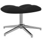 vidaXL Relaxsessel mit Hocker Schwarz Samt vidaXL Relaxsessel mit Hocker Schwarz Samt