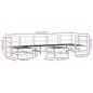 vidaXL 8-tlg. Garten-Lounge-Set Schwarz Massivholz Kiefer vidaXL 8-tlg. Garten-Lounge-Set Schwarz Massivholz Kiefer
