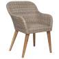 7-tlg. Garten-Essgruppe Poly Rattan Braun 7-tlg. Garten-Essgruppe Poly Rattan Braun