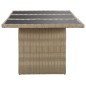 7-tlg. Garten-Essgruppe Poly Rattan Braun 7-tlg. Garten-Essgruppe Poly Rattan Braun