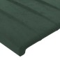 vidaXL Bettgestell mit Kopfteil Dunkelgrün 90x200 cm Samt vidaXL Bettgestell mit Kopfteil Dunkelgrün 90x200 cm Samt