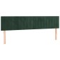 vidaXL Boxspringbett mit Matratze Dunkelgrün 160x200 cm Samt vidaXL Boxspringbett mit Matratze Dunkelgrün 160x200 cm Samt