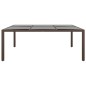 11-tlg. Garten-Essgruppe Poly Rattan Braun 11-tlg. Garten-Essgruppe Poly Rattan Braun