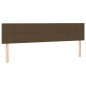 vidaXL Boxspringbett mit Matratze & LED Dunkelbraun 160x200 cm Stoff vidaXL Boxspringbett mit Matratze & LED Dunkelbraun 160x200 cm Stoff