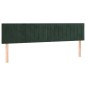 vidaXL Boxspringbett mit Matratze Dunkelgrün 180x200 cm Samt vidaXL Boxspringbett mit Matratze Dunkelgrün 180x200 cm Samt