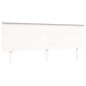 vidaXL Seniorenbett mit Kopfteil Weiß Super Kingsize Massivholz vidaXL Seniorenbett mit Kopfteil Weiß Super Kingsize Massivholz