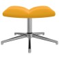 vidaXL Relaxsessel mit Hocker Senfgelb Samt vidaXL Relaxsessel mit Hocker Senfgelb Samt