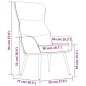 vidaXL Relaxsessel Hellgrau Stoff vidaXL Relaxsessel Hellgrau Stoff