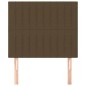 vidaXL Kopfteile 2 Stk. Dunkelbraun 90x5x78/88 cm Stoff vidaXL Kopfteile 2 Stk. Dunkelbraun 90x5x78/88 cm Stoff