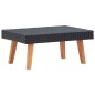 vidaXL 4-tlg. Garten-Lounge-Set mit Auflagen Poly Rattan Schwarz vidaXL 4-tlg. Garten-Lounge-Set mit Auflagen Poly Rattan Schwarz