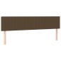 vidaXL Boxspringbett mit Matratze & LED Dunkelbraun 180x200 cm Stoff vidaXL Boxspringbett mit Matratze & LED Dunkelbraun 180x200 cm Stoff