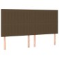vidaXL Boxspringbett mit Matratze & LED Dunkelbraun 180x200 cm Stoff vidaXL Boxspringbett mit Matratze & LED Dunkelbraun 180x200 cm Stoff