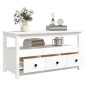 vidaXL Couchtisch Weiß 102x49x55 cm Massivholz Kiefer vidaXL Couchtisch Weiß 102x49x55 cm Massivholz Kiefer