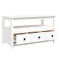 vidaXL Couchtisch Weiß 102x49x55 cm Massivholz Kiefer vidaXL Couchtisch Weiß 102x49x55 cm Massivholz Kiefer