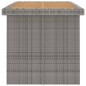 7-tlg. Garten-Essgruppe mit Auflagen Poly Rattan Grau 7-tlg. Garten-Essgruppe mit Auflagen Poly Rattan Grau