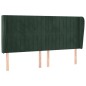 vidaXL Kopfteil mit Ohren Dunkelgrün 163x23x118/128 cm Samt vidaXL Kopfteil mit Ohren Dunkelgrün 163x23x118/128 cm Samt