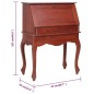 vidaXL Sekretär Braun 78×42×103 cm Massivholz Mahagoni vidaXL Sekretär Braun 78×42×103 cm Massivholz Mahagoni