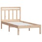 vidaXL Massivholzbett 75x190 cm vidaXL Massivholzbett 75x190 cm