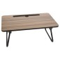 Excellent Houseware Laptoptisch Klappbar Natur und Schwarz Excellent Houseware Laptoptisch Klappbar Natur und Schwarz