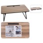 Excellent Houseware Laptoptisch Klappbar Natur und Schwarz Excellent Houseware Laptoptisch Klappbar Natur und Schwarz
