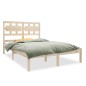 vidaXL Massivholzbett 135x190 cm vidaXL Massivholzbett 135x190 cm