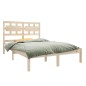 vidaXL Massivholzbett 135x190 cm vidaXL Massivholzbett 135x190 cm