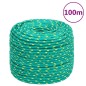vidaXL Bootsseil Grün 10 mm 100 m Polypropylen vidaXL Bootsseil Grün 10 mm 100 m Polypropylen