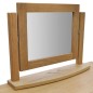 vidaXL Frisiertisch mit Hocker Massivholz Eiche vidaXL Frisiertisch mit Hocker Massivholz Eiche