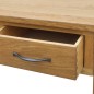 vidaXL Frisiertisch mit Hocker Massivholz Eiche vidaXL Frisiertisch mit Hocker Massivholz Eiche