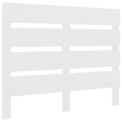 vidaXL Kopfteil Weiß 90x3x80 cm Massivholz Kiefer
