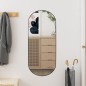 vidaXL Wandspiegel 30x70 cm Glas Oval vidaXL Wandspiegel 30x70 cm Glas Oval