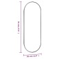 vidaXL Wandspiegel 30x70 cm Glas Oval vidaXL Wandspiegel 30x70 cm Glas Oval