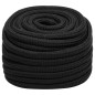 vidaXL Bootsseil Schwarz 20 mm 50 m Polypropylen vidaXL Bootsseil Schwarz 20 mm 50 m Polypropylen