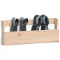 vidaXL Wand-Schuhregale 2 Stk. 59x9x23 cm Massivholz Kiefer vidaXL Wand-Schuhregale 2 Stk. 59x9x23 cm Massivholz Kiefer