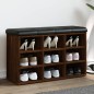vidaXL Schuhbank Braun Eichen-Optik 82x32x50 cm Holzwerkstoff vidaXL Schuhbank Braun Eichen-Optik 82x32x50 cm Holzwerkstoff