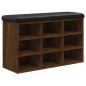 vidaXL Schuhbank Braun Eichen-Optik 82x32x50 cm Holzwerkstoff vidaXL Schuhbank Braun Eichen-Optik 82x32x50 cm Holzwerkstoff