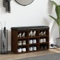 vidaXL Schuhbank Braun Eichen-Optik 82x32x50 cm Holzwerkstoff vidaXL Schuhbank Braun Eichen-Optik 82x32x50 cm Holzwerkstoff